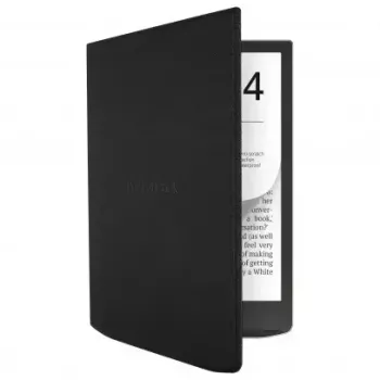 Flip dėklas PocketBook 7,8 col. el. knygų skaitytuvui — HN-FP-PU-743G-RB-WW, magnetinis užsegimas, juoda