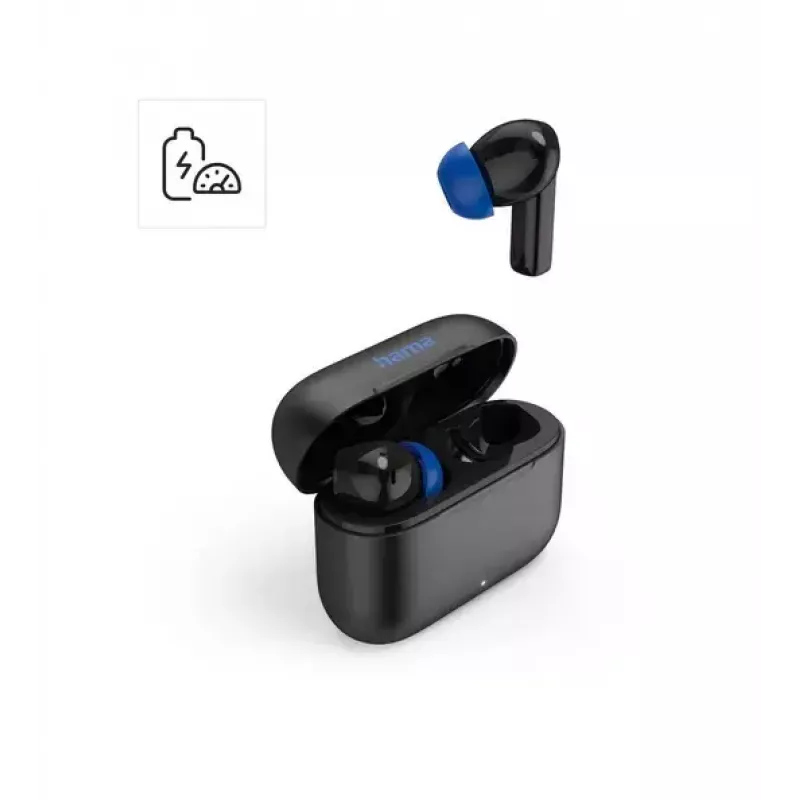 Hama Passion Clear II ausinės True Wireless Stereo (TWS) į ausis įdedamos muzikai Bluetooth juodos