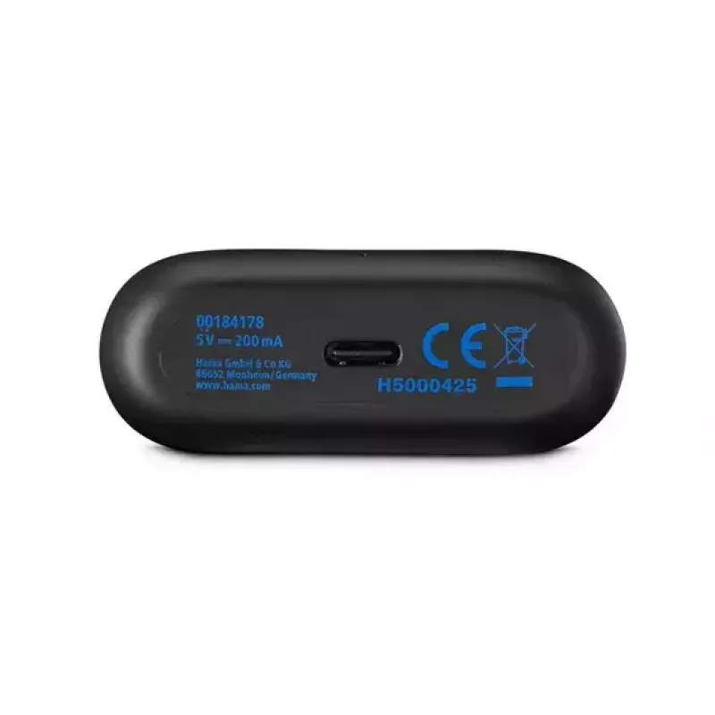 Hama Passion Clear II ausinės True Wireless Stereo (TWS) į ausis įdedamos muzikai Bluetooth juodos