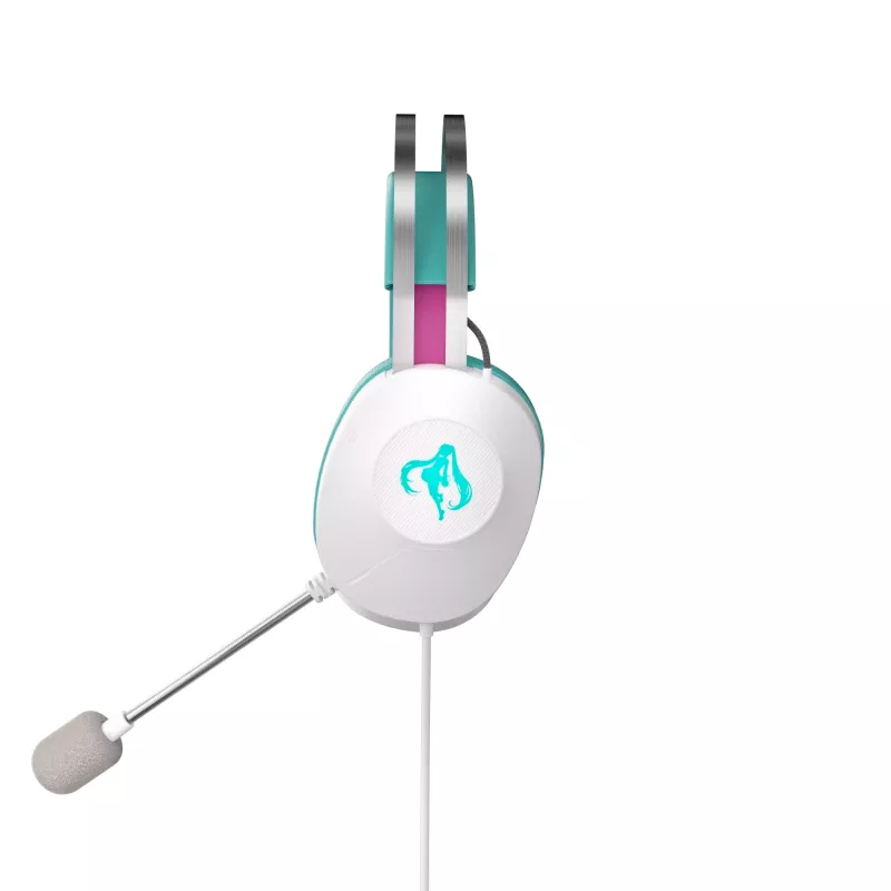 ASUS TUF Gaming H1 Gen II Hatsune Miku Edition ausinės Laidinės Ant galvos USB Type-A Rožinė, Žydra, Balta