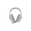 Laidinės binaurinės ausinės ENDORFY VIRO Plus USB Onyx White — 5,3 cm tvarkyklės, 20–20000 Hz, 98 dB, 32 Ω, nuimamas strėlinis mikrofonas, 2,9 m laidas