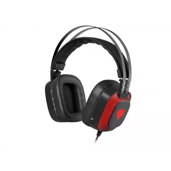 GENESIS Radon 720 ausinės su laidu, galvos juosta, skirtos žaidimams, juodos