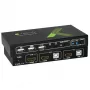Techly 2x1 USB HDMI 4Kx2K IDATA KVM-HDMI2U KVM jungiklis juodas