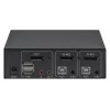 KVM jungiklis Manhattan DisplayPort 1.2 2 prievadų 4K@60Hz USB-A garso