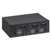 KVM jungiklis Manhattan DisplayPort 1.2 2 prievadų 4K@60Hz USB-A garso