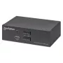 KVM jungiklis Manhattan DisplayPort 1.2 2 prievadų 4K@60Hz USB-A garso
