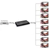 Techly HDMI 2.0 4K UHD 3D dalytuvas 8 krypčių, HDMI, 8x HDMI, 3840 x 2160 pikselių, juoda, aliuminis, 4K Ultra HD