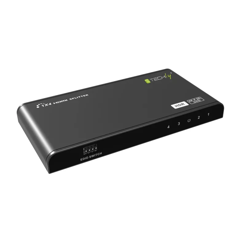 Techly IDATA HDMI2-4K4HDR vaizdo skirstytuvas HDMI 4x HDMI