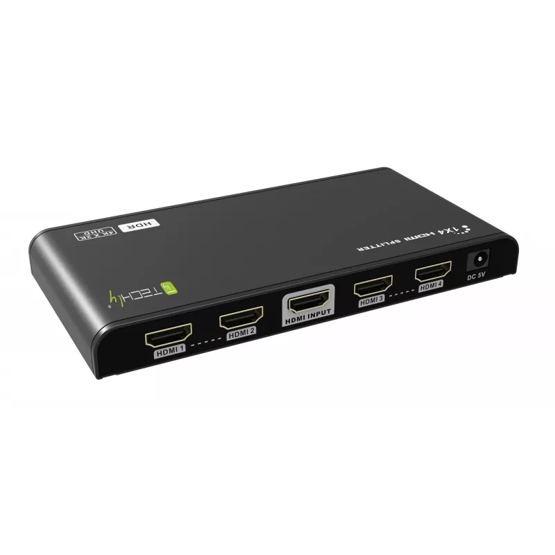 Techly IDATA HDMI2-4K4HDR vaizdo skirstytuvas HDMI 4x HDMI
