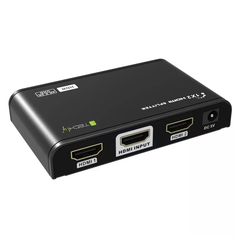 Techly IDATA HDMI2-4K2HDR vaizdo skirstytuvas HDMI 2x HDMI