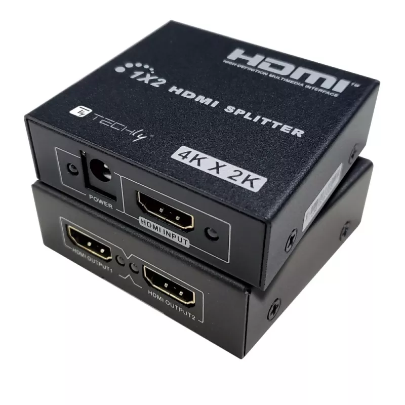 Vaizdo skirstytuvas Techly IDATA HDMI-4K230 2x HDMI 3840x2160 juodas