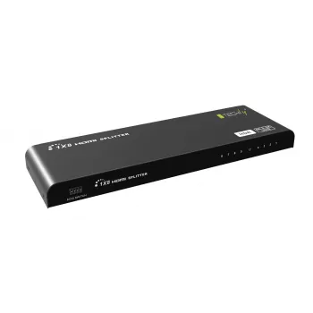 Techly IDATA HDMI2-4K8HDR vaizdo skirstytuvas HDMI 8x HDMI