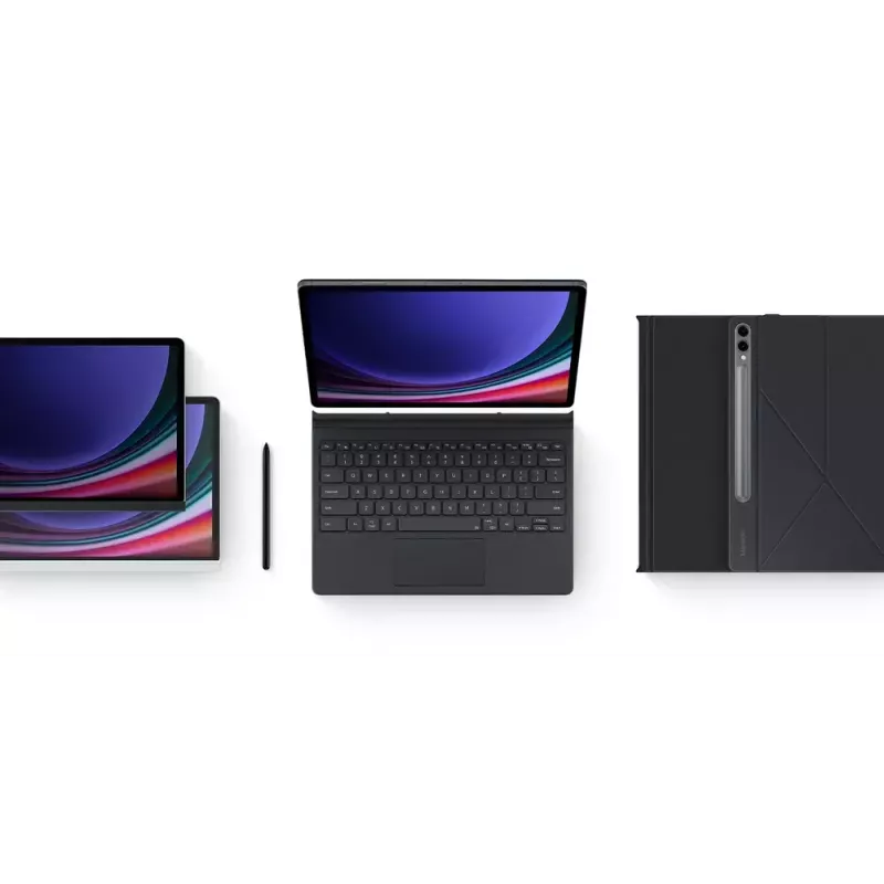 Atverčiamas dėklas Samsung EF-BX810PWEGWW 12,4 colio, baltas