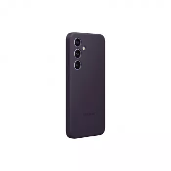 Samsung Galaxy S24 silikoninis dėklas, tamsiai violetinis