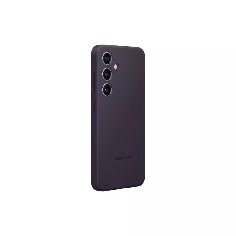 Samsung Galaxy S24 silikoninis dėklas, tamsiai violetinis