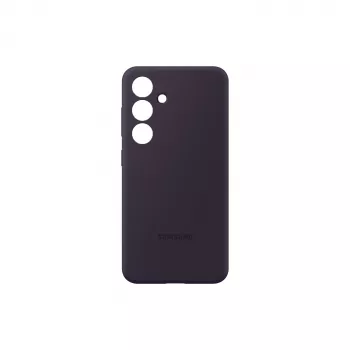 Samsung Galaxy S24 silikoninis dėklas, tamsiai violetinis