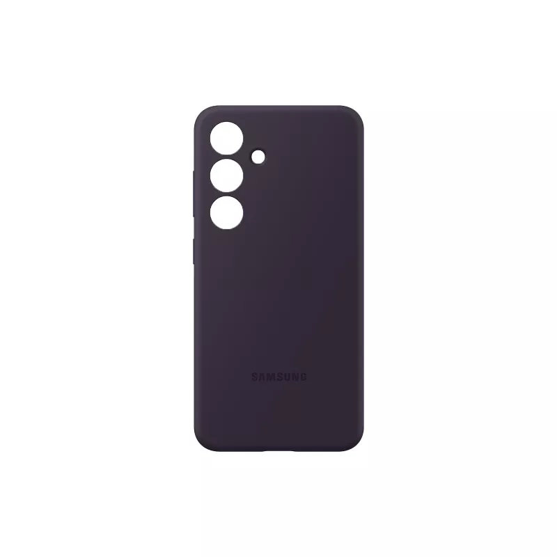 Samsung Galaxy S24 silikoninis dėklas, tamsiai violetinis
