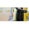 Dėklas-telefono užvalkalas AVM EF-OA356, skirtas Samsung Galaxy A35, tinka 16,8 cm (6,6 col.) ekranui, žaliosios citrinos spalvos, 1 kortelės kišenėlė