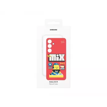 Dėklas Samsung Sticky Monster Lab Flipsuit Case, skirtas S24 FE, raudonas