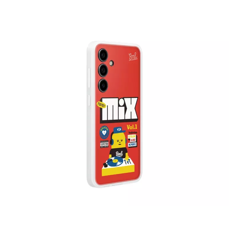 Dėklas Samsung Sticky Monster Lab Flipsuit Case, skirtas S24 FE, raudonas