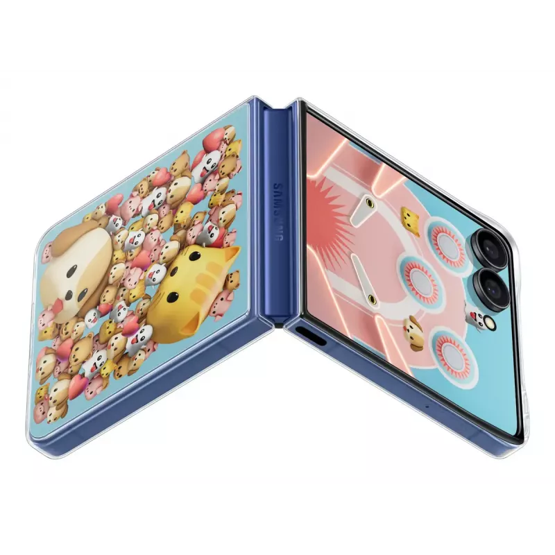 Dėklas Samsung Galaxy Z Flip7 skaidrus vienspalvis