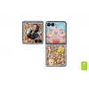 Dėklas Samsung Galaxy Z Flip7 skaidrus vienspalvis