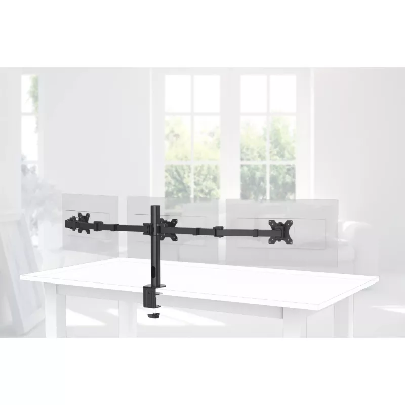 Hama 00118495 monitoriaus laikiklis / stovas 68,6 cm (27 col.) Stalinis Juodas