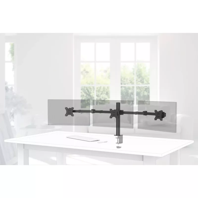 Hama 00118495 monitoriaus laikiklis / stovas 68,6 cm (27 col.) Stalinis Juodas