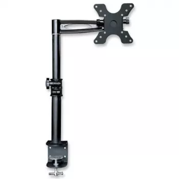 Techly 13-27 colių stalinis stovas monitoriui, vidurinė rankena, pakreipiama ICA-LCD 501BK