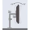 Techly 13-27 colių stalinis stovas monitoriui, vidurinė rankena, pakreipiama ICA-LCD 501BK