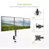 Techly 13-24 colių stalinis stovas 3 monitoriams su terminalu ICA-LCD 482-T