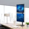 Techly ICA-LCD 2520V monitoriaus laikiklis / stovas 68,6 cm (27 colių) Stalinis Juodas