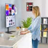 Techly ICA-LCD 2520V monitoriaus laikiklis / stovas 68,6 cm (27 colių) Stalinis Juodas