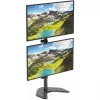 Techly ICA-LCD 2520V monitoriaus laikiklis / stovas 68,6 cm (27 colių) Stalinis Juodas