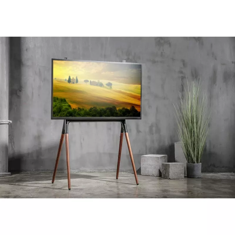 Techly ant grindų stovintis stovas LCD/LED/plazminiam televizoriui 49–70 colių trikojo stiliaus