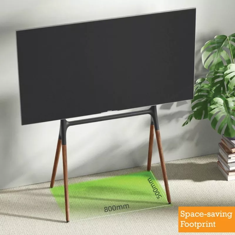 Techly ant grindų stovintis stovas LCD/LED/plazminiam televizoriui 49–70 colių trikojo stiliaus