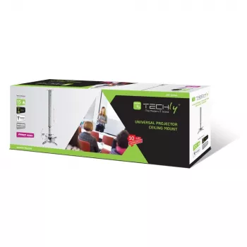 Techly Projektoriaus Lubinio Laikiklio Prailginimas 60-102 cm Sidabrinis ICA-PM 102XL