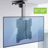 Techly sulankstomas įtraukiamas lubinis laikiklis televizoriui LED / LCD 17 colių – 37 colių juodas