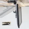 Techly sulankstomas įtraukiamas lubinis laikiklis televizoriui LED / LCD 17 colių – 37 colių juodas