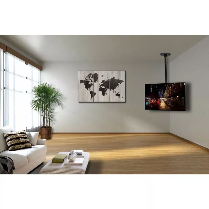 TV laikiklis Techly ICACPLB906 94 cm (37 col.) juodas