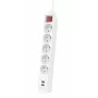 Hama 44133758 maitinimo ilgintuvas 1,4 m 5 kintamosios srovės lizdai (-ų) Vidaus Balta