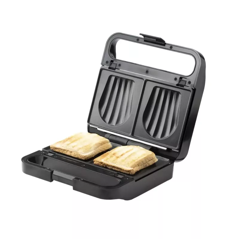 2-in-1 sumuštinių keptuvė Adler AD 3070b — 850 W, 2 plokštės, juoda