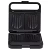 2-in-1 sumuštinių keptuvė Adler AD 3070b — 850 W, 2 plokštės, juoda