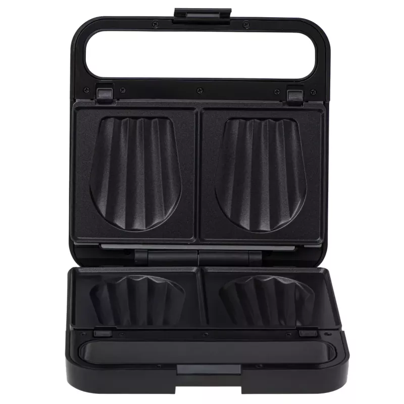 2-in-1 sumuštinių keptuvė Adler AD 3070b — 850 W, 2 plokštės, juoda