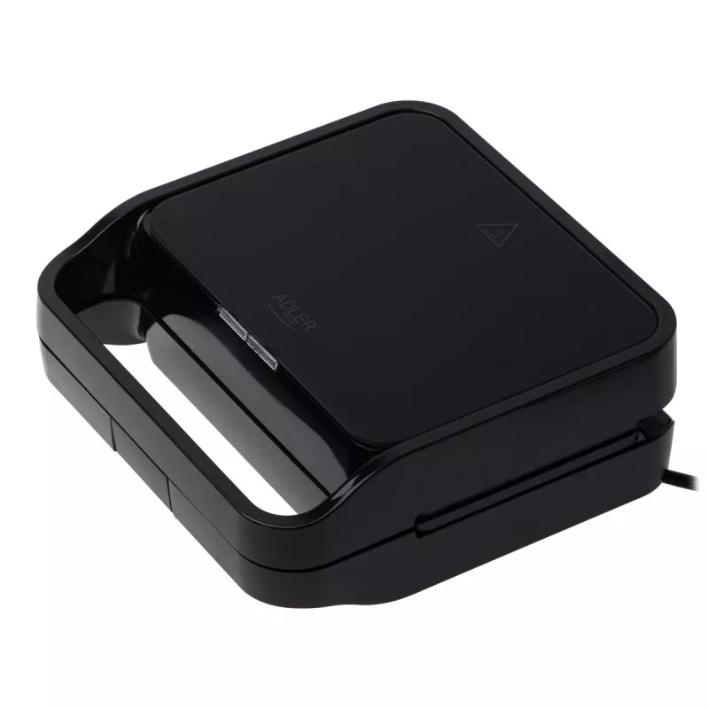 2-in-1 sumuštinių keptuvė Adler AD 3070b — 850 W, 2 plokštės, juoda