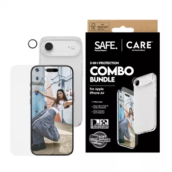 Ekrano apsauga + kameros ir galinės dalies plėvelės rinkinys PanzerGlass, skirtas iPhone 17 Air CR78718