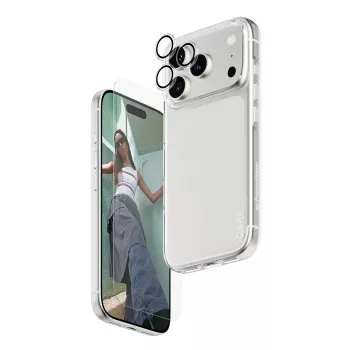 PanzerGlass 3-in-1 Combo Bundle for iPhone 17 Pro CR40572 — ekrano apsauga, kameros dangtelis ir dėklas