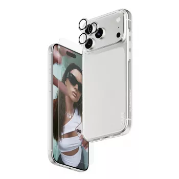 Ekrano apsaugos, dėklo ir kameros lęšių apsaugos rinkinys PanzerGlass, skirtas iPhone 17 Pro Max CR60725