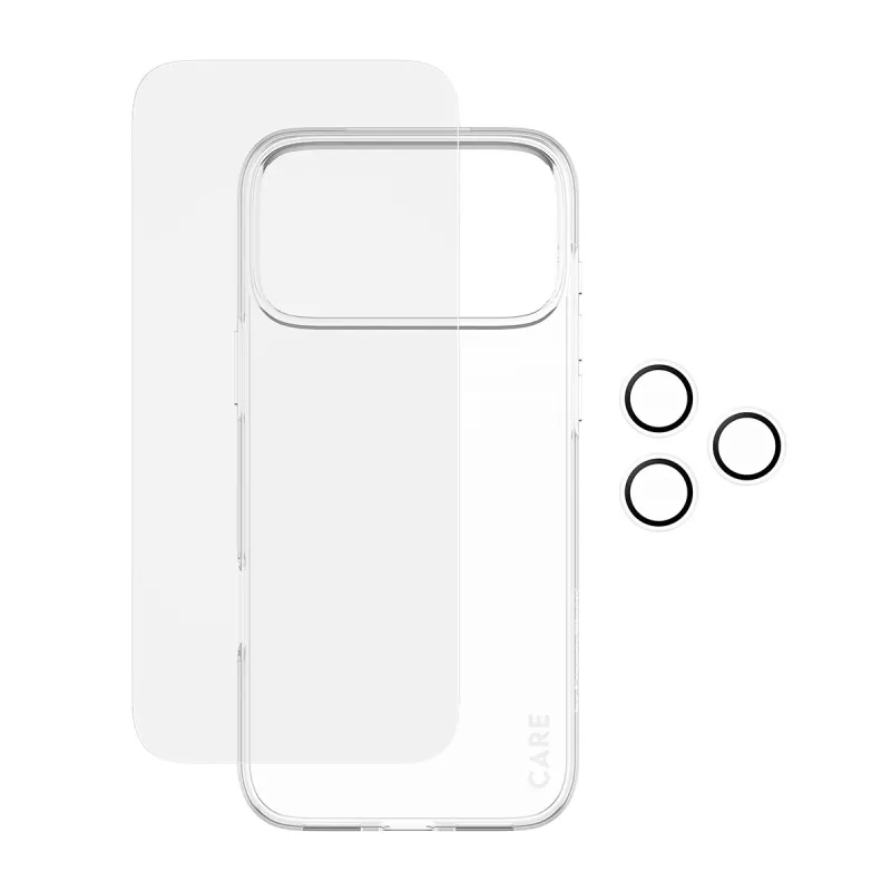 Ekrano apsaugos, dėklo ir kameros lęšių apsaugos rinkinys PanzerGlass, skirtas iPhone 17 Pro Max CR60725