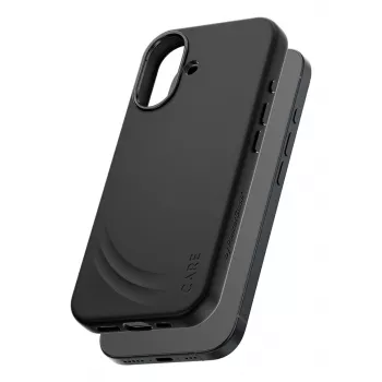 Apsauginis dėklas PanzerGlass CARE Feature FLOW Case Juoda su MagSafe, skirtas iPhone 17